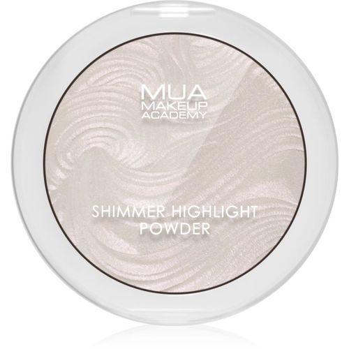 Shimmer illuminante compatto in polvere colore Peach Diamond 8 g - MUA Makeup Academy - Modalova