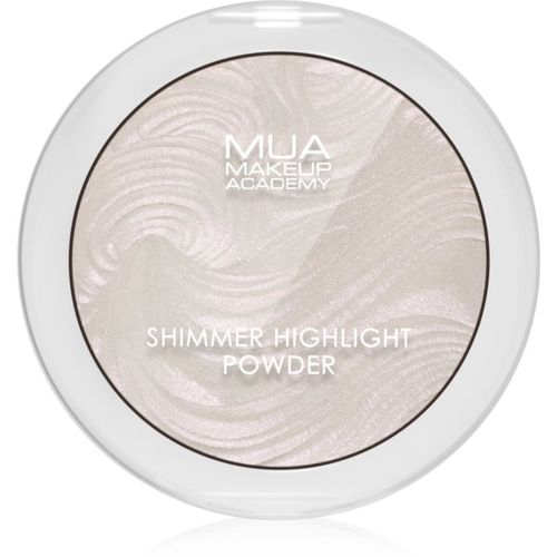 Shimmer iluminador compacto en polvo tono Peach Diamond 8 g - MUA Makeup Academy - Modalova