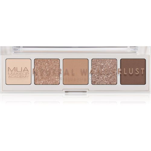 Professional 5 Shade Palette palette di ombretti colore Neutral Wanderlust 3,8 g - MUA Makeup Academy - Modalova