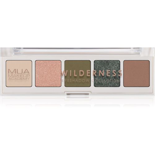 Professional 5 Shade Palette paleta de sombras de ojos tono Wilderness 3,8 g - MUA Makeup Academy - Modalova