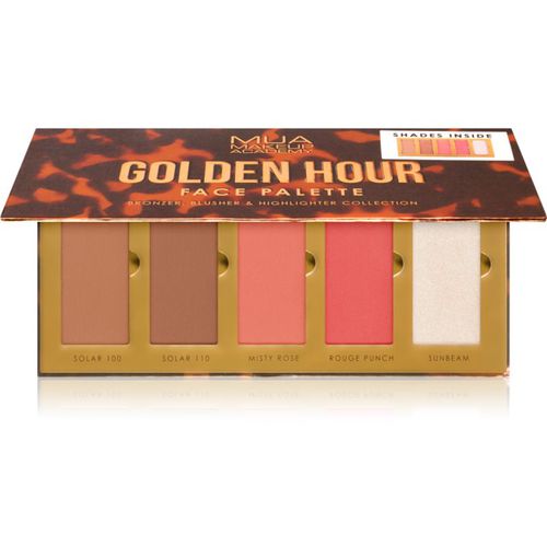 Golden Hour palette contorno viso in polvere 15 g - MUA Makeup Academy - Modalova