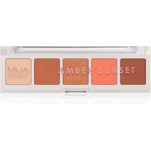 Professional 5 Shade Palette Lidschattenpalette Farbton Amber Sunset 3,8 g - MUA Makeup Academy - Modalova