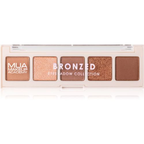 Professional 5 Shade Palette paleta de sombras de ojos tono Bronzed 3,8 g - MUA Makeup Academy - Modalova