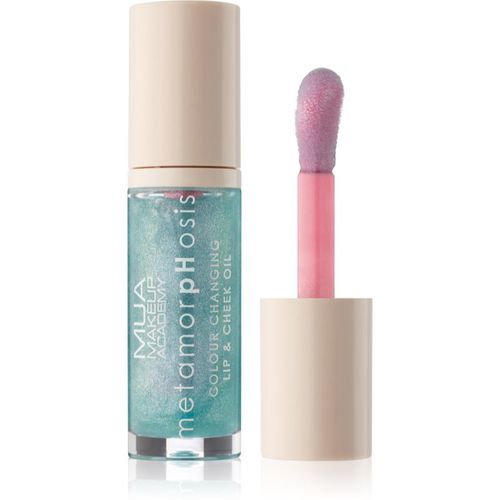 Metamorphosis brillo labial de aceite para labios y pómulos fragancias Mermaid (Raspberry) 7 ml - MUA Makeup Academy - Modalova