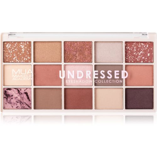 Professional 15 Shade Palette paleta de sombras de ojos tono Undressed 12 g - MUA Makeup Academy - Modalova