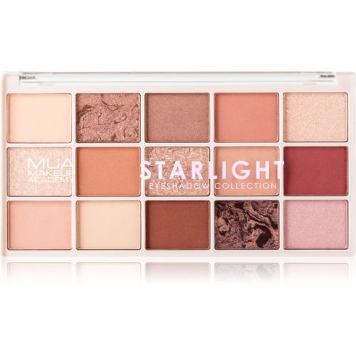 Professional 15 Shade Palette paleta de sombras de ojos tono Starlight 12 g - MUA Makeup Academy - Modalova