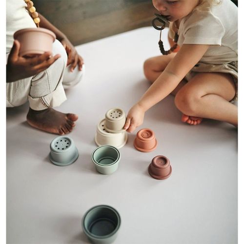 Stacking Cups Toy juguete 3 en 1 Original 8 ud - Mushie - Modalova