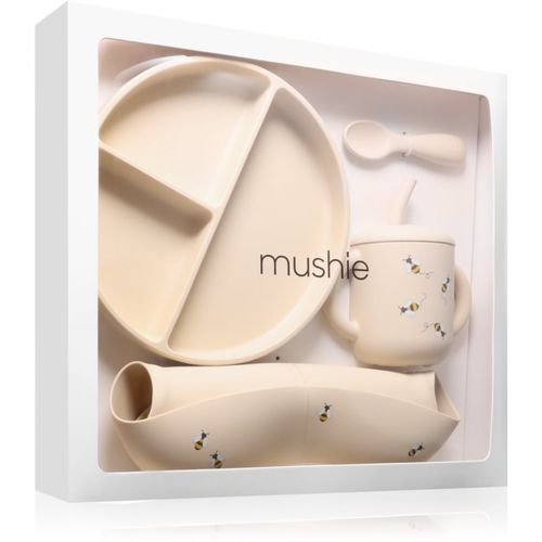 Feeding Toddler Set set de vajilla para niños 6m+ Bees - Mushie - Modalova