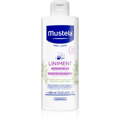 Bébé Liniment loción limpiadora para bebé lactante 400 ml - Mustela - Modalova