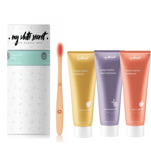 Gift Pack Fruits Toothpaste + Toothbrush Set de cuidado dental - My White Secret - Modalova