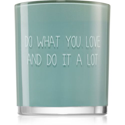 Minty Bamboo Do What You Love And Do It A Lot Duftkerze 8x9 cm - My Flame - Modalova