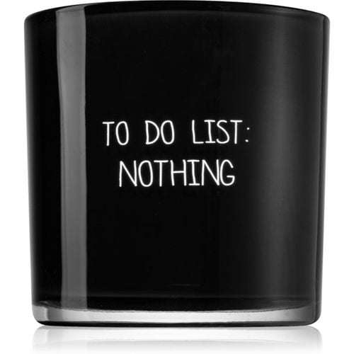 Warm Cashmere To Do List: Nothing candela profumata 10x10 cm - My Flame - Modalova