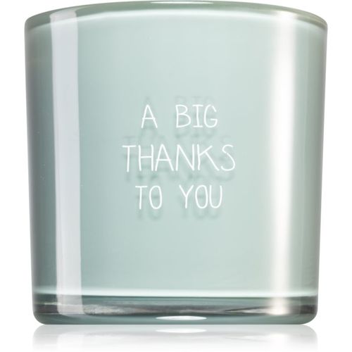 Minty Bamboo A Big Thanks To You vela perfumada 10x10 cm - My Flame - Modalova