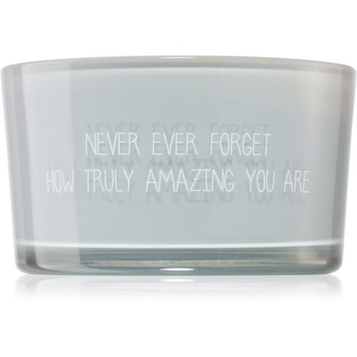 Candle With Crystal Never Ever Forget How Truly Amazing You Are Duftkerze 11x6 cm - My Flame - Modalova