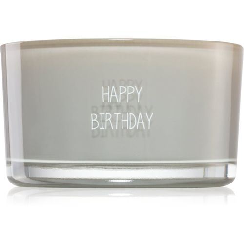 Message In A Bottle Happy Birthday candela profumata 9x5 cm - My Flame - Modalova