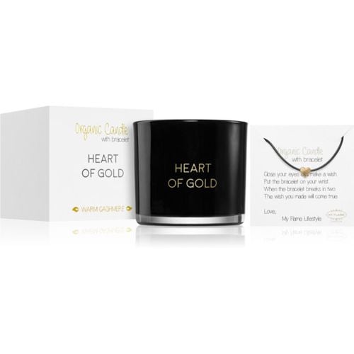 Candle With Bracelet Heart Of Gold vela perfumada 7x6 cm - My Flame - Modalova