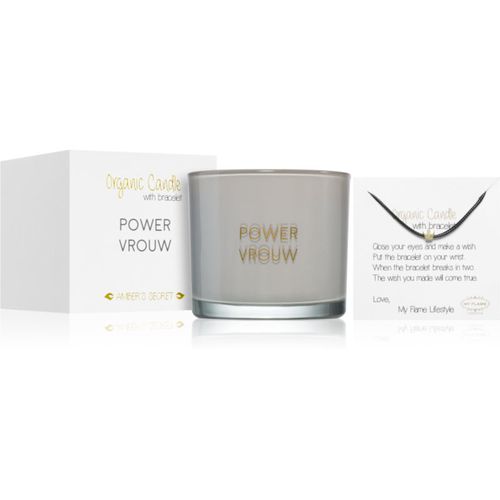 Candle With Bracelet Power Vrouw vela perfumada 7x6 cm - My Flame - Modalova