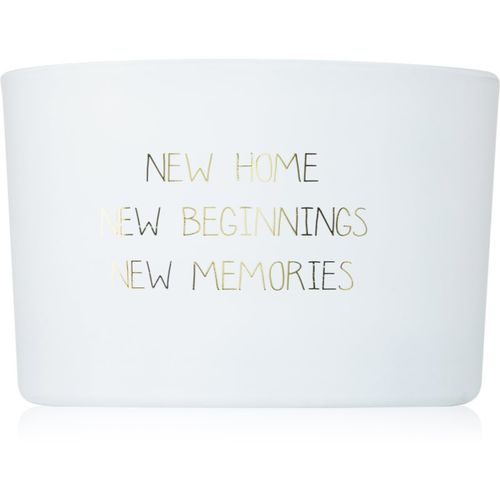 Fresh Cotton New Home, New Beginnings, New Memories candela profumata 13x8 cm - My Flame - Modalova