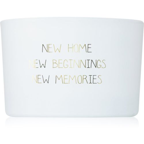 Fresh Cotton New Home, New Beginnings, New Memories Duftkerze 13x8 cm - My Flame - Modalova