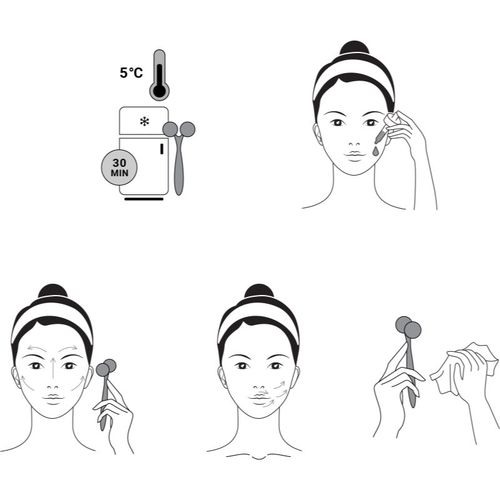 Spa Collection Face massage tool accesorio para masaje para el rostro Silver 1 ud - Notino - Modalova
