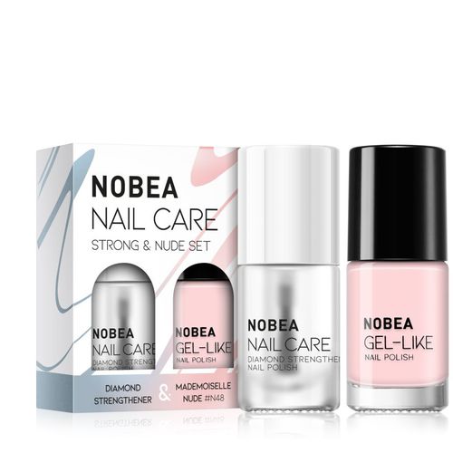 Nail Care Strong & Nude Set set di smalti per unghie - NOBEA - Modalova