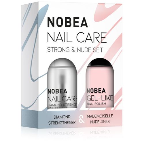 Nail Care Strong & Nude Set conjunto de esmaltes de uñas - NOBEA - Modalova