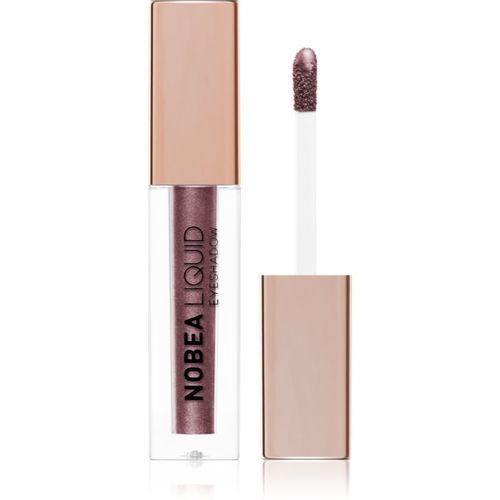 Metal Liquid Eyeshadow sombras de ojos líquidas tono Sparkling Grape #E07 4 ml - NOBEA - Modalova