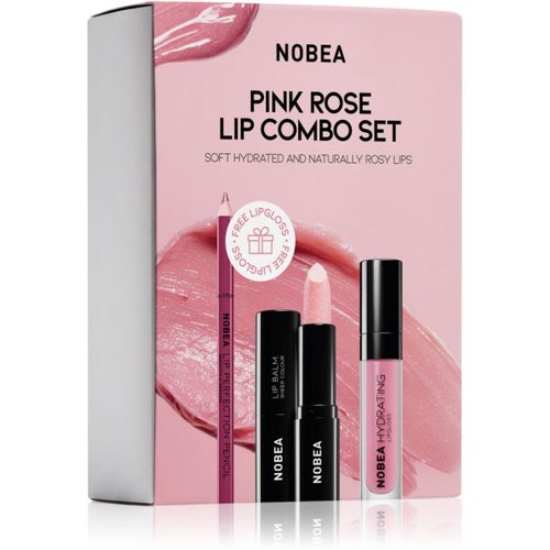 Day-to-Day Pink Rose Lip Combo Set lote de regalo para labios - NOBEA - Modalova
