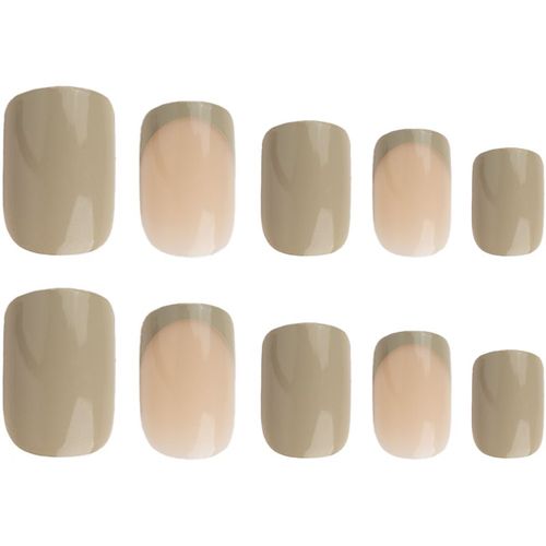 Square uñas postizas Utterly Olive 24 ud - Nail HQ - Modalova
