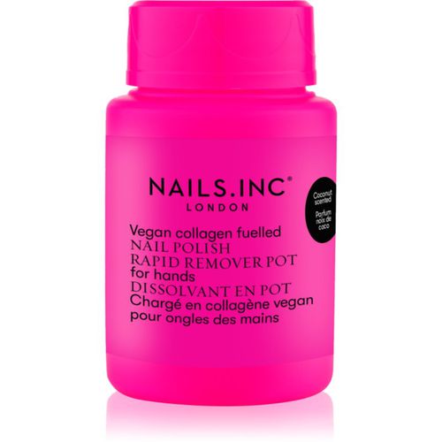 Vegan Nail Polish Rapid Remover Pot solvente per unghie senza acetone s vůní kokosu 50 ml - Nails Inc. - Modalova