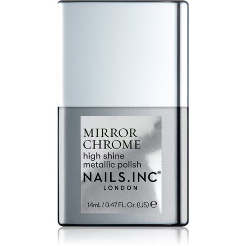 Mirror Chrome esmalte de uñas con brillo intenso tono Silver Served 14 ml - Nails Inc. - Modalova