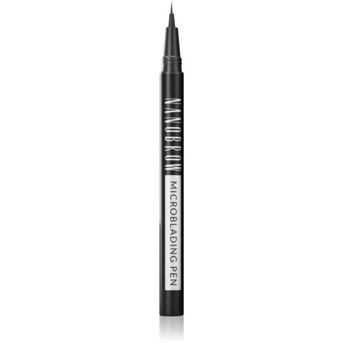 Microblading Pen eyeliner di precisione waterproof per sopracciglia colore Dark Brown 1 ml - Nanobrow - Modalova