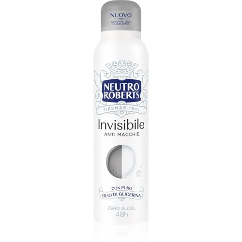 Invisible Anti Macchie desodorante refrescante en spray con efecto 48 horas 150 ml - Neutro Roberts - Modalova