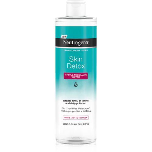 Skin Detox acqua micellare detergente per make-up resistente all'acqua 400 ml - Neutrogena - Modalova