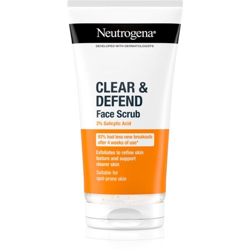 Clear & Defend exfoliante con ácido salicílico 150 ml - Neutrogena - Modalova