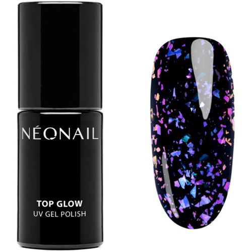 Top Glow gel smalto coprente colore Violet Aurora Flakes 7,2 ml - NeoNail - Modalova