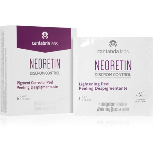 Discrom control Lightening Peel scrub con enzimi e acido glicolico 6x1 ml - Neoretin - Modalova