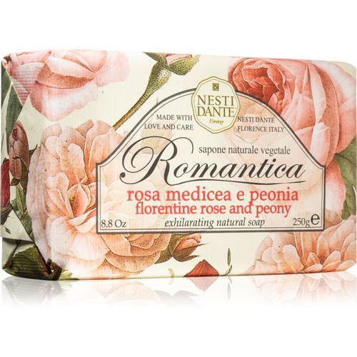 Romantica Rosa Medicea e Peonia sapone naturale 250 g - Nesti Dante - Modalova