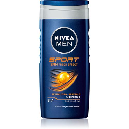 Men Sport gel de ducha con minerales para hombre 250 ml - Nivea - Modalova