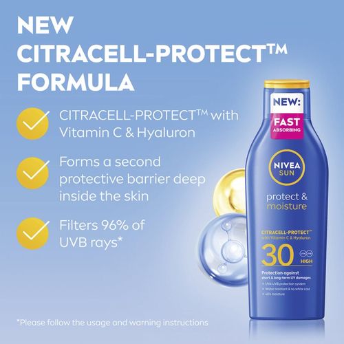 SUN Protect & Moisture leche solar hidratante SPF 30 200 ml - Nivea - Modalova