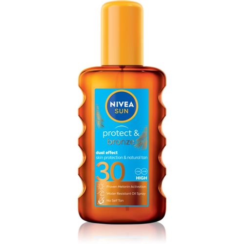 SUN Protect & Bronze aceite seco solar SPF 30 200 ml - Nivea - Modalova