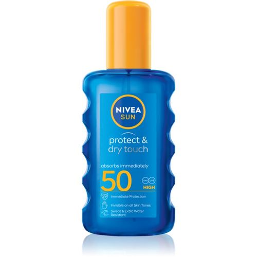 SUN Protect & Dry Touch spray solar invisible SPF 50 200 ml - Nivea - Modalova