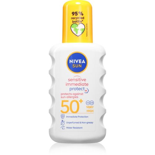 SUN Sensitive Immediate spray protector solar SPF 50+ 200 ml - Nivea - Modalova