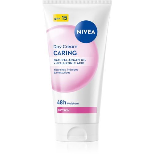 Caring crema de día nutritiva para pieles secas SPF 15 50 ml - Nivea - Modalova