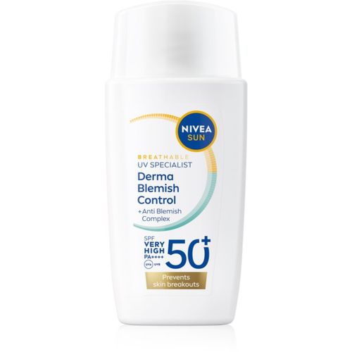 SUN Derma Skin Clear crema bronceadora para rostro para pieles con imperfecciones SPF 50+ 40 ml - Nivea - Modalova