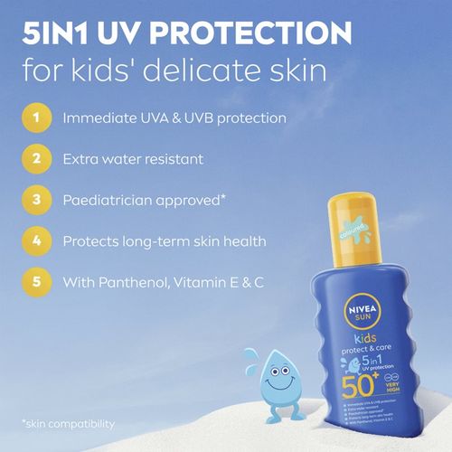 SUN Kids spray solar de colores para niños SPF 50+ 200 ml - Nivea - Modalova