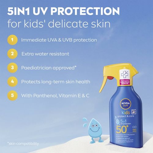 SUN Kids spray solar para niños SPF 50+ 250 ml - Nivea - Modalova