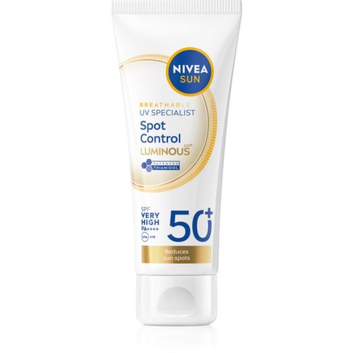 SUN Luminous 630 crema bronceadora para rostro contra problemas de pigmentación SPF 50+ 40 ml - Nivea - Modalova