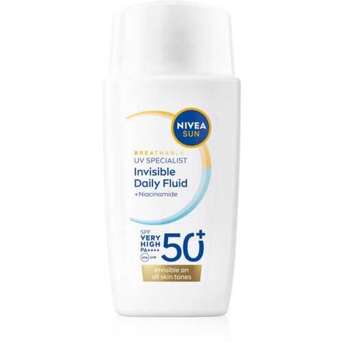 SUN Invisible Daily Fluid loción protectora de textura ligera SPF 50+ 40 ml - Nivea - Modalova
