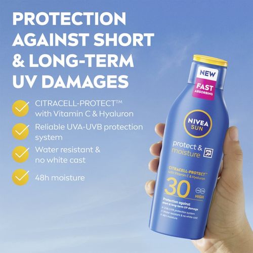 SUN Protect & Moisture leche solar hidratante SPF 30 400 ml - Nivea - Modalova